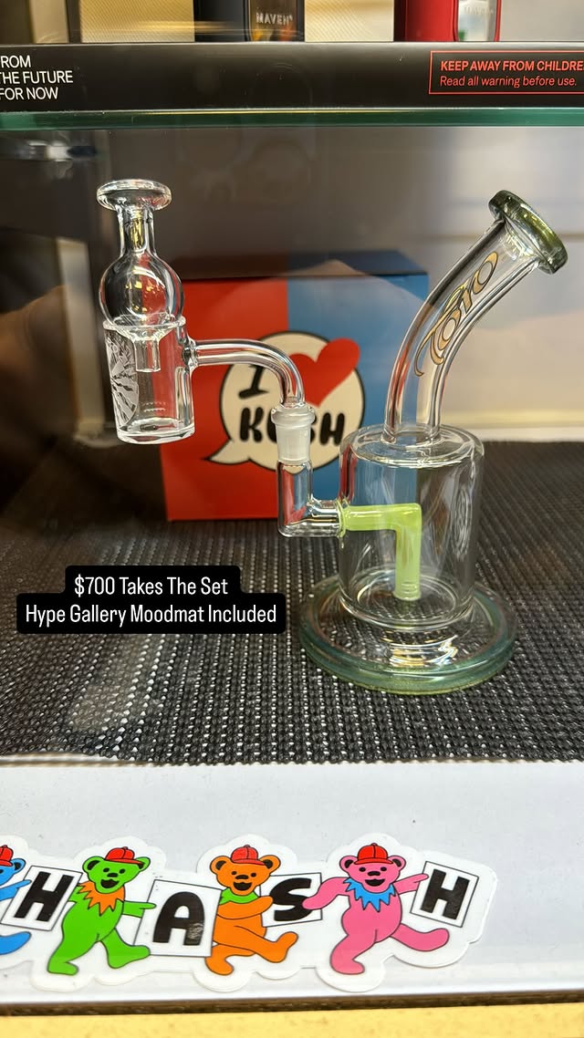 JP Toro Rig Set w/ Banger, Bubble Cap & Moodmat
