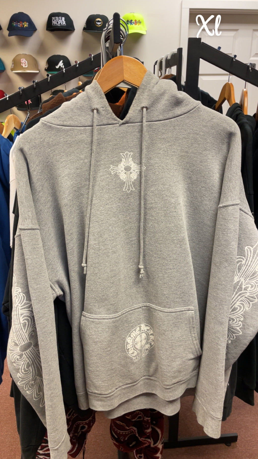 Vintage Chrome Hearts "Fuck You" Hoodie