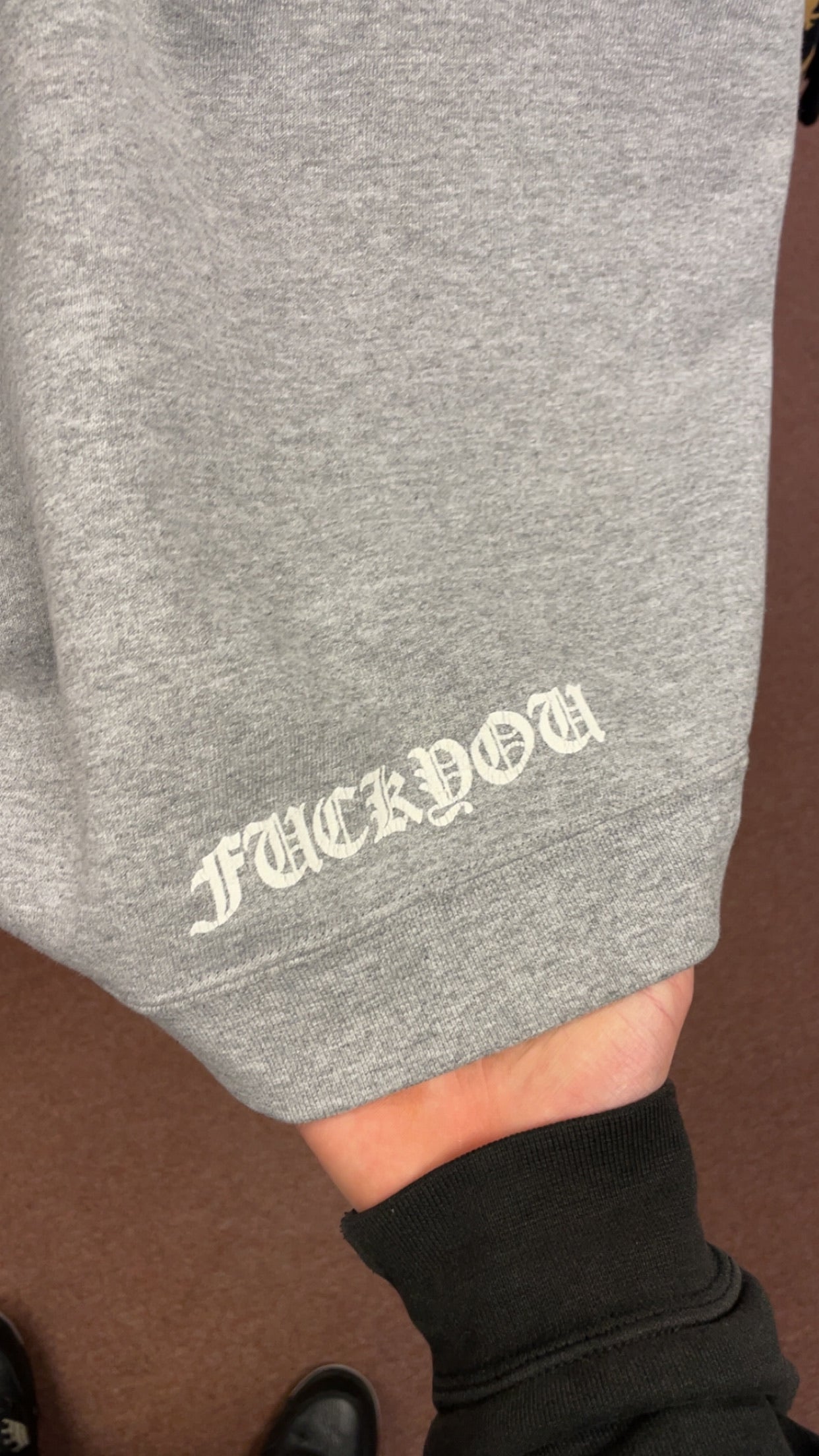 Vintage Chrome Hearts "Fuck You" Hoodie