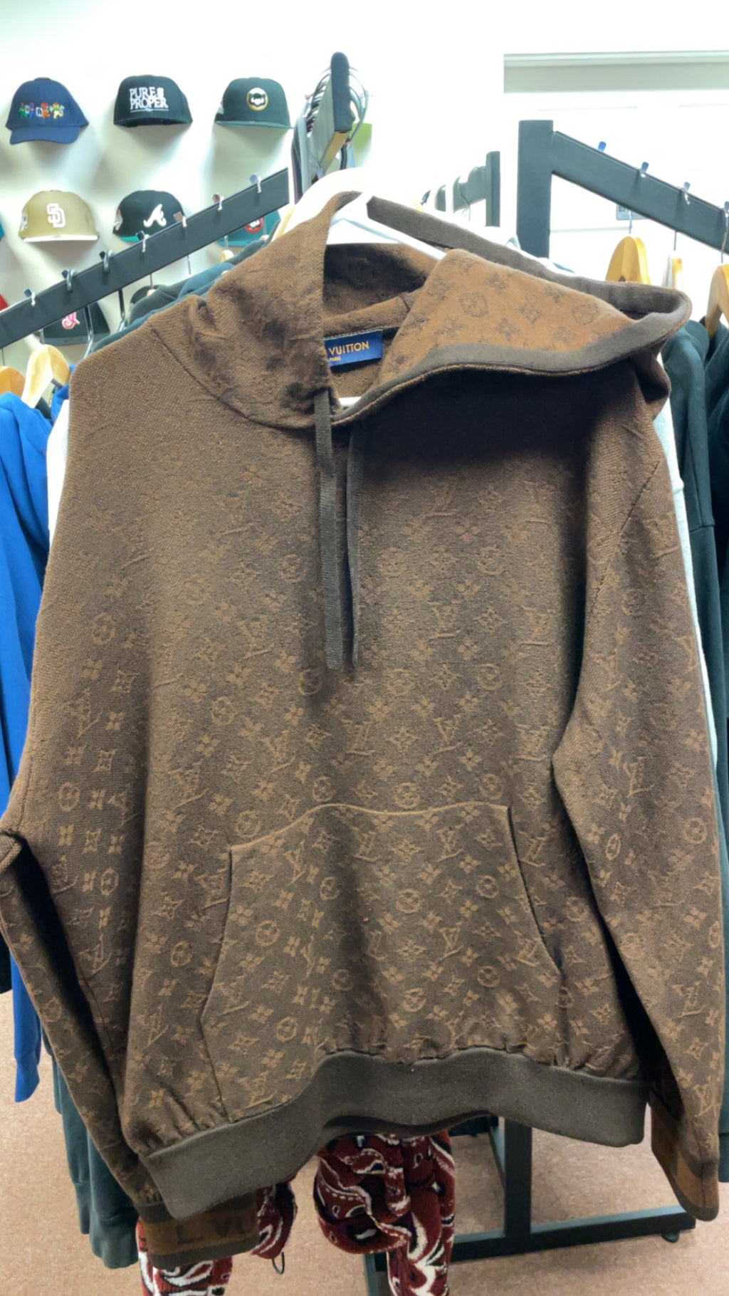Louis Vuitton Brown Monogram Hoodie