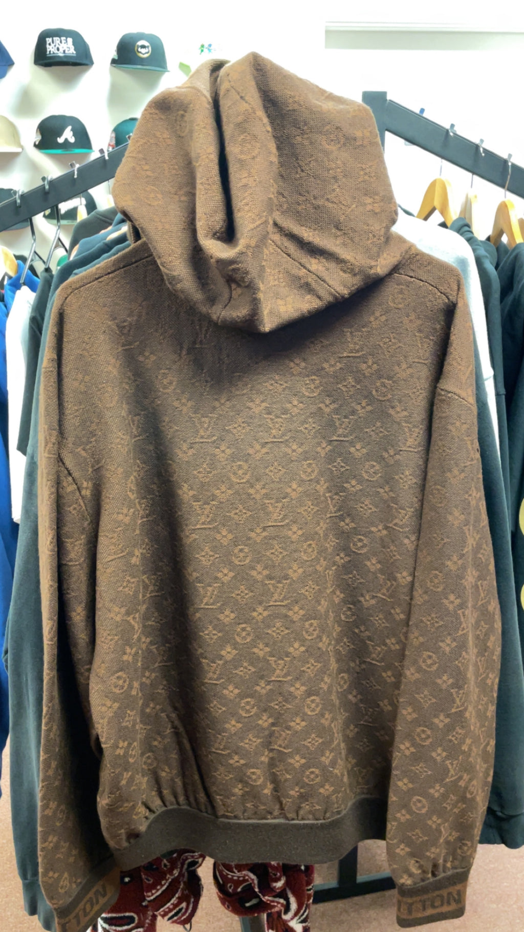 Louis Vuitton Brown Monogram Hoodie