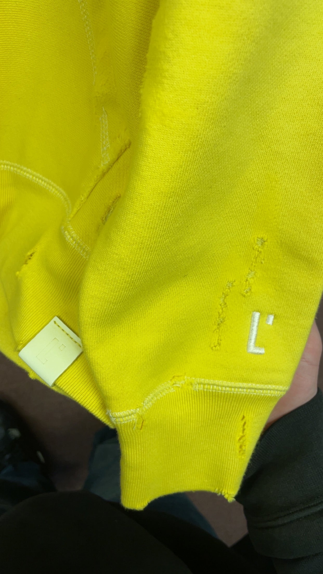 1 of 1 L’AEDLAER Paris Distressed Hoodie by Adkillaink