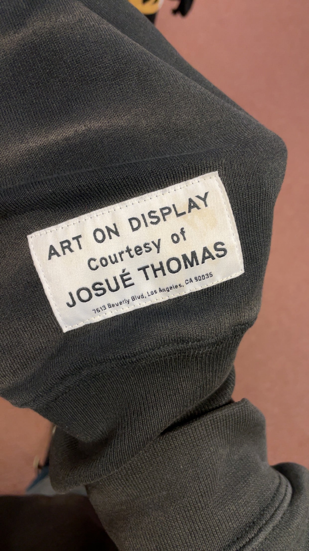 Lanvin Paris Paint Splatter Hoodie