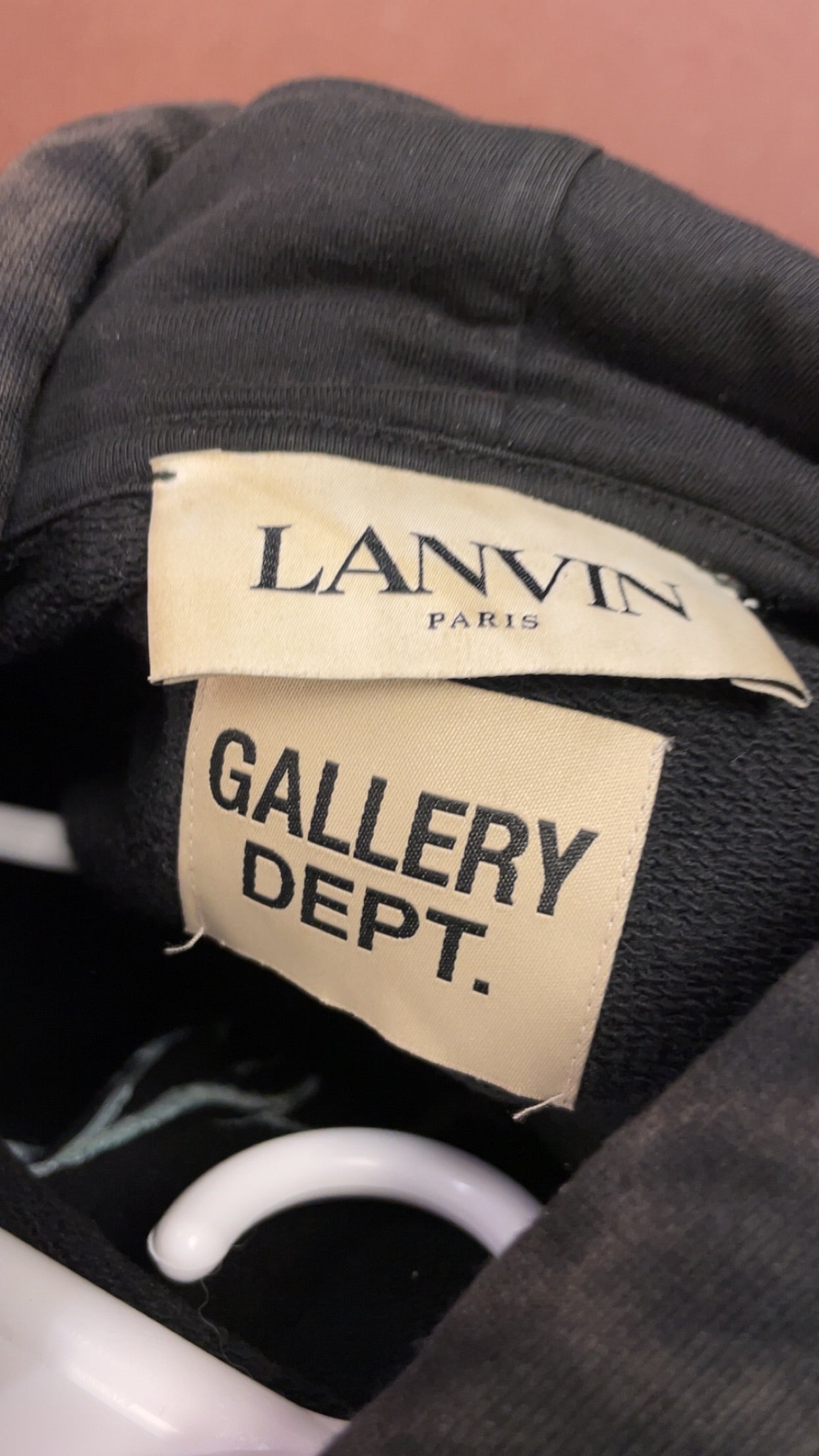 Lanvin Paris Paint Splatter Hoodie