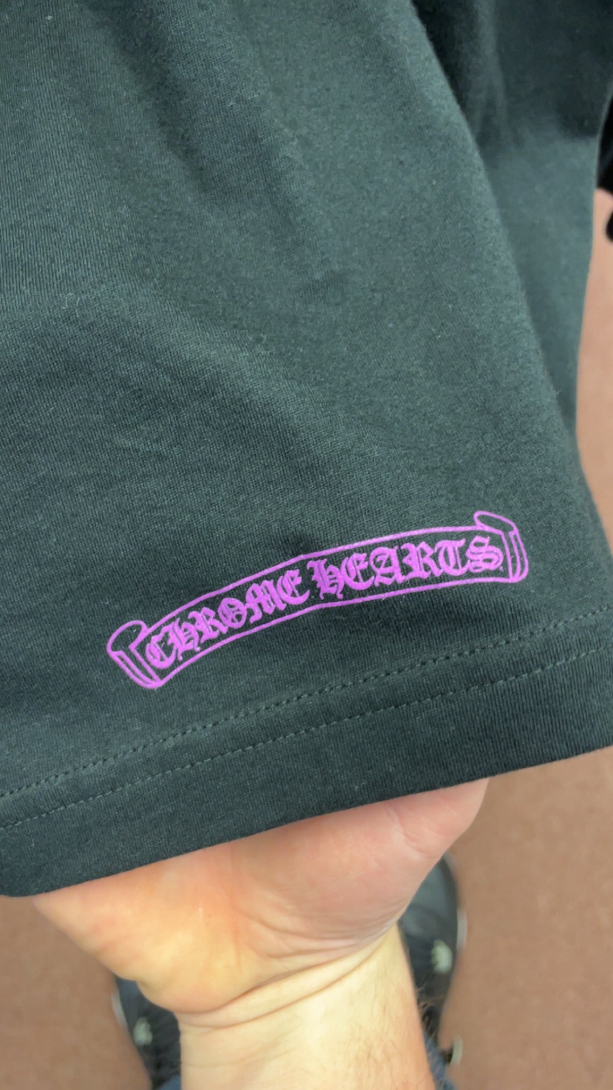 Chrome Hearts Black Long Sleeve Tee