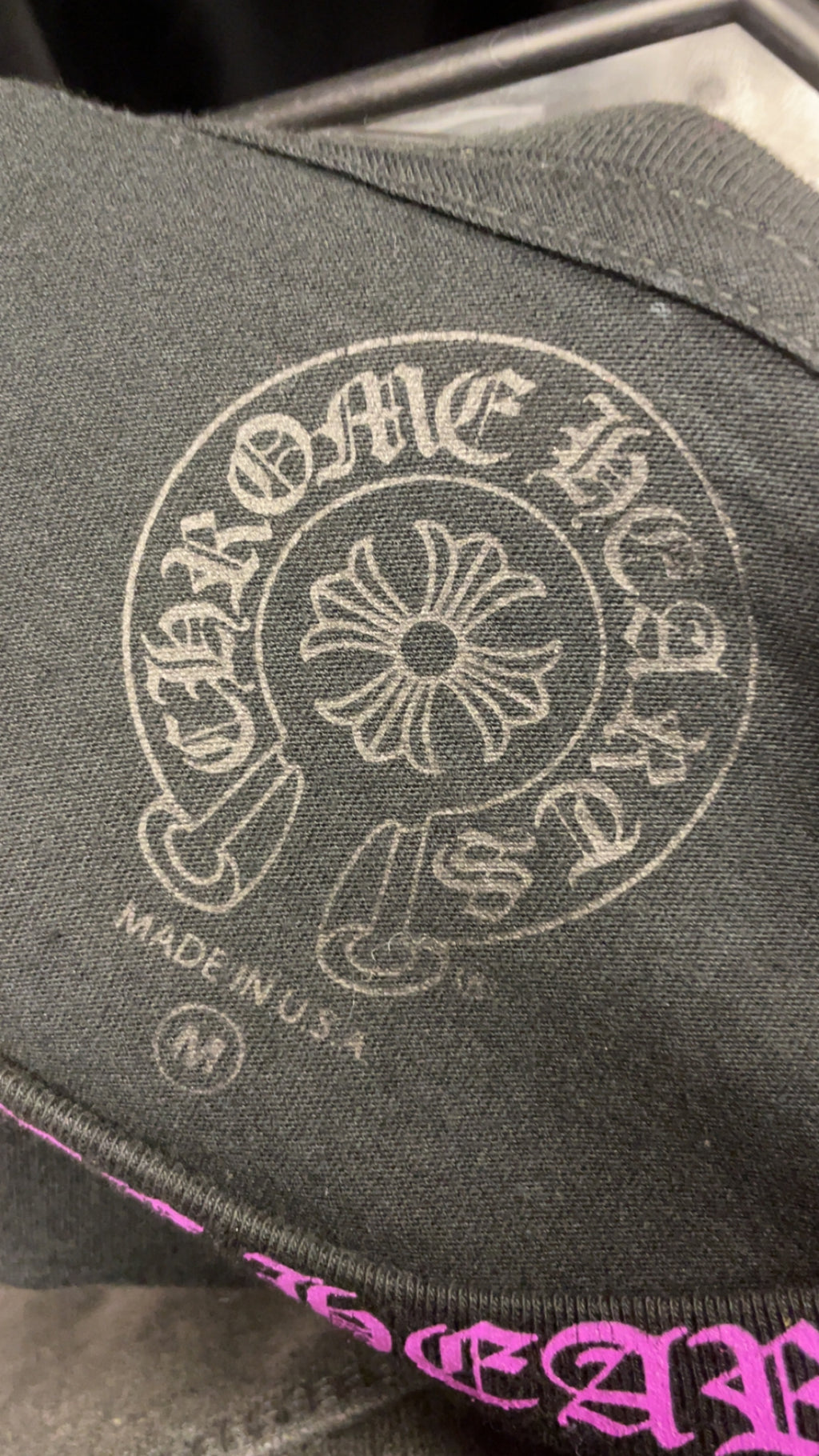 Chrome Hearts Black Long Sleeve Tee