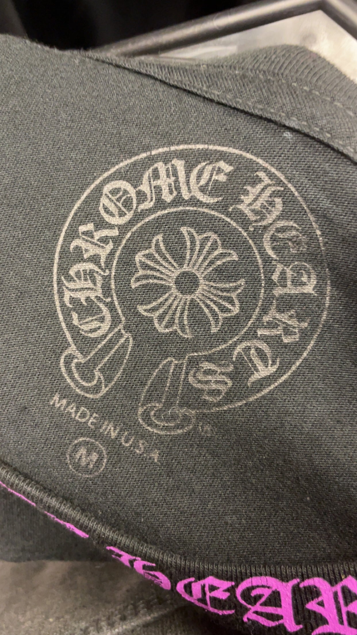 Chrome Hearts Black Long Sleeve Tee