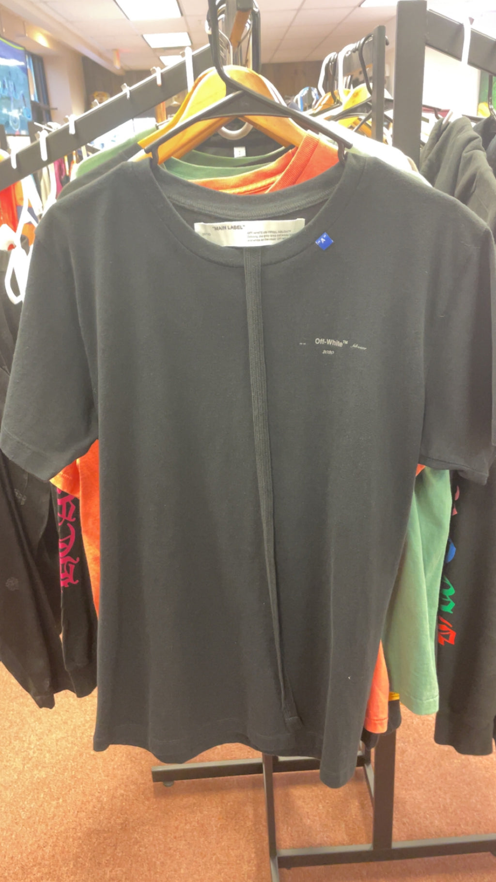 Off-White Black Graphic Tee