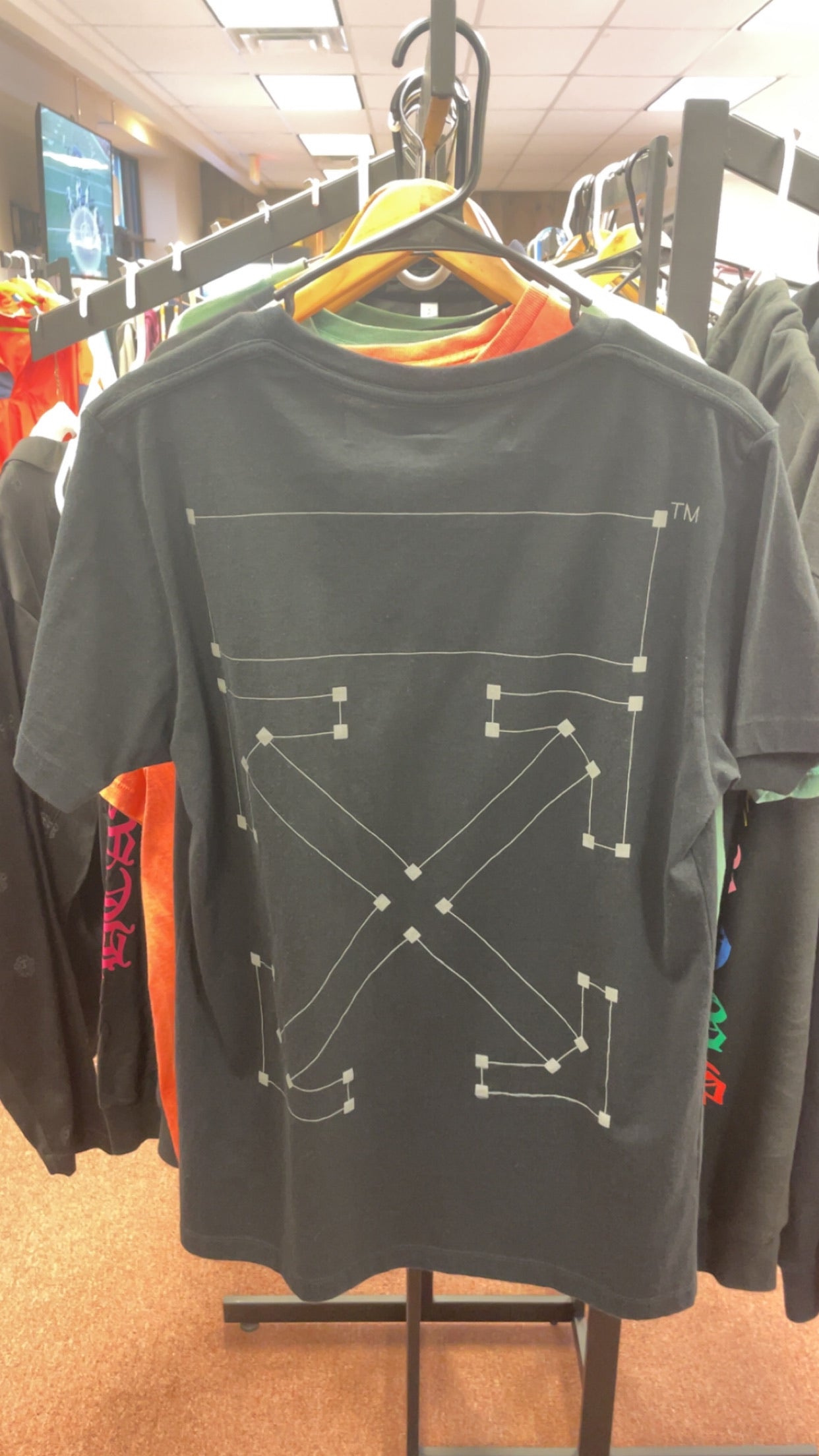 Off-White Black Graphic Tee