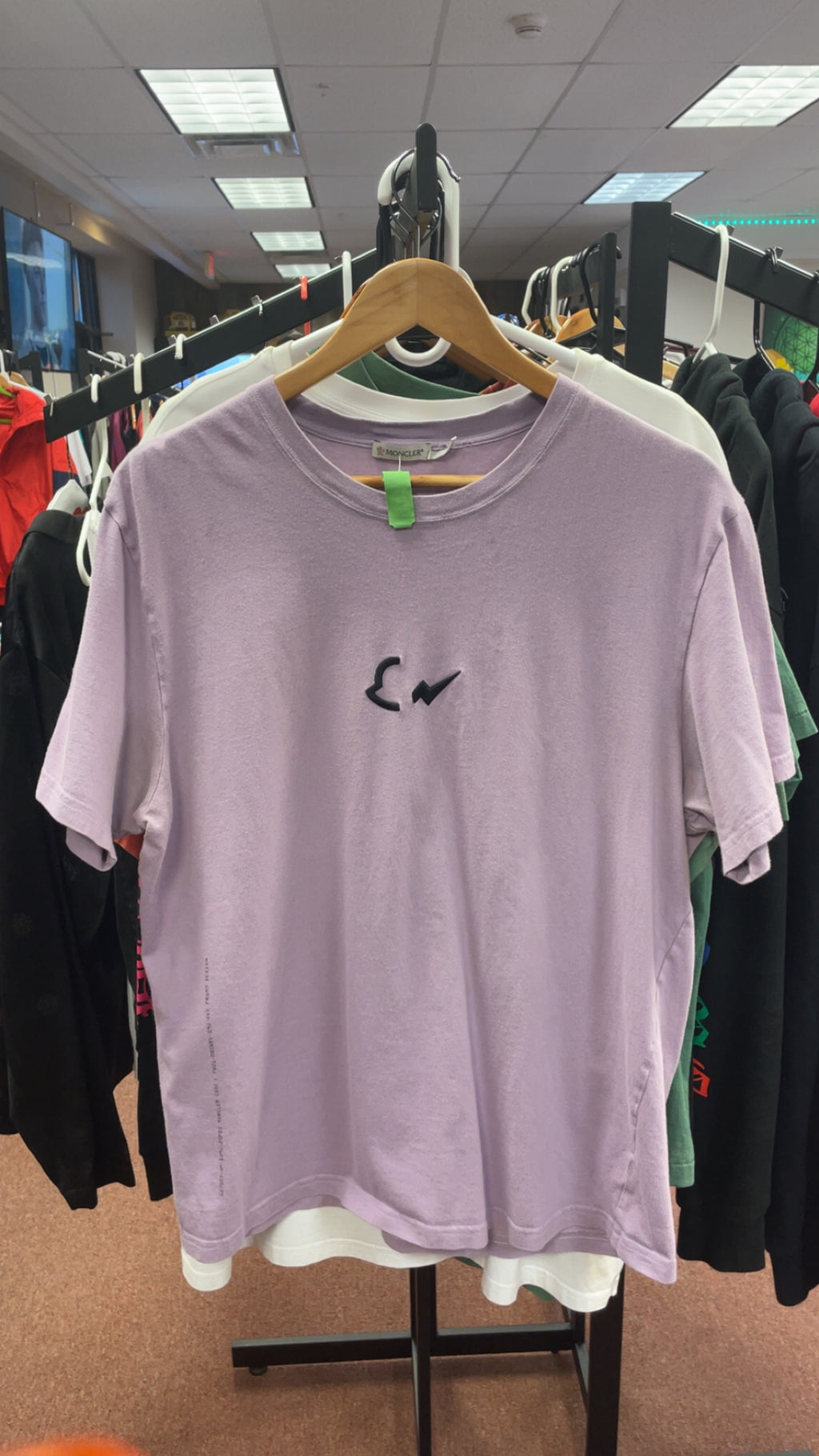 Moncler / Fragment Lavender Graphic Tee