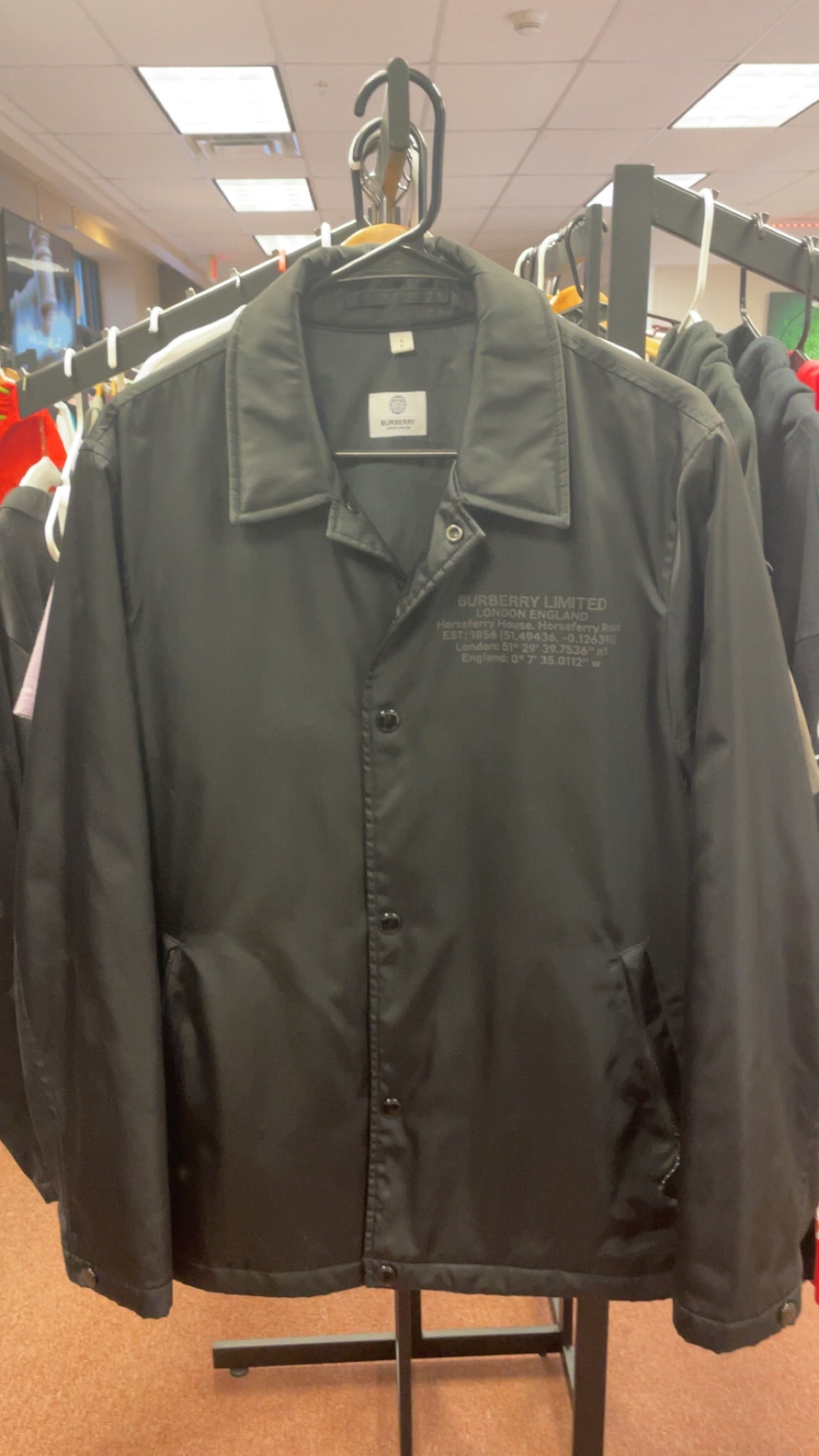 Burberry Horseferry Print Coach Jacket