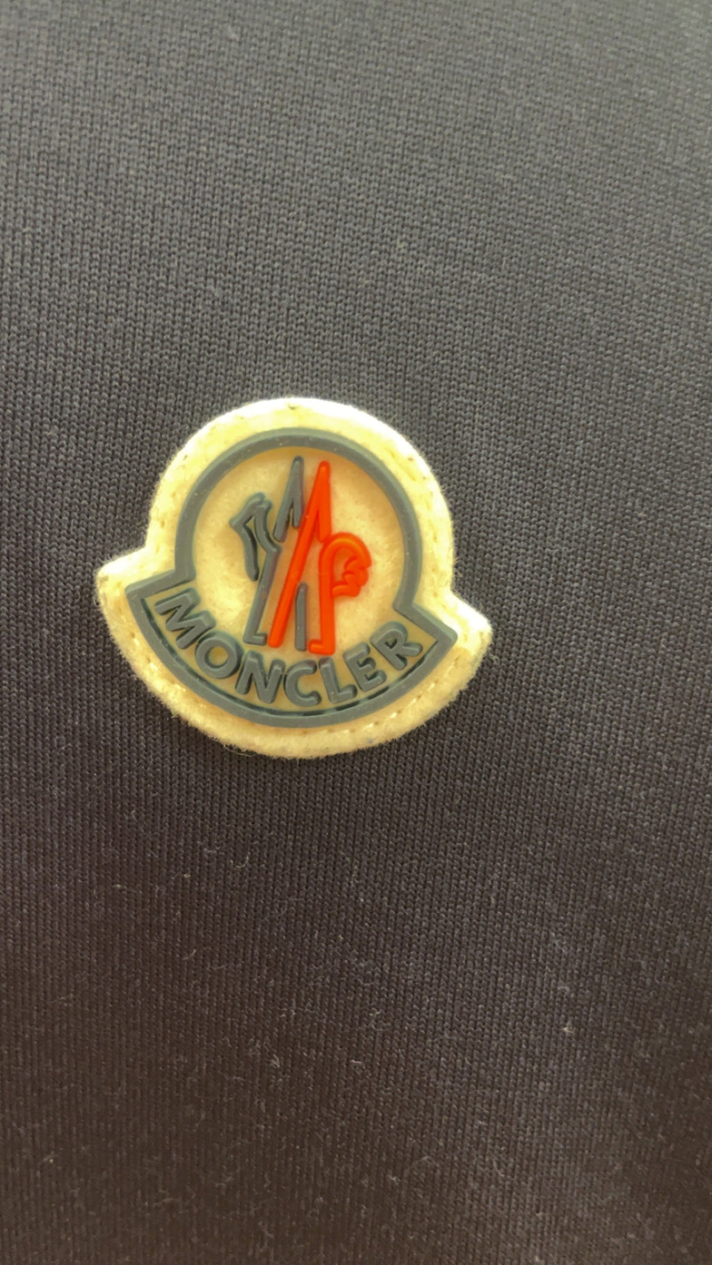 Moncler Navy Zip-Up Track Jacket