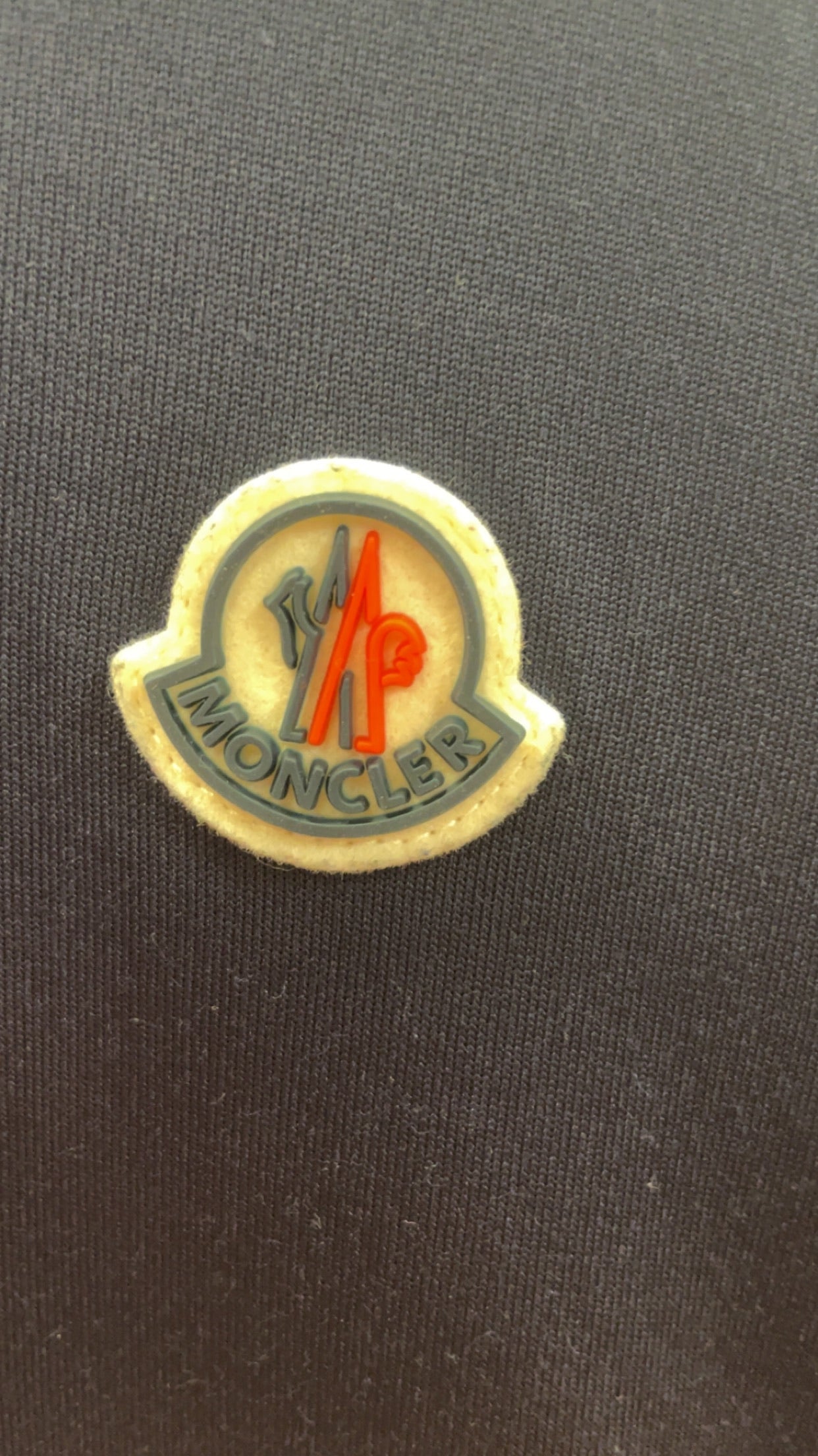 Moncler Navy Zip-Up Track Jacket