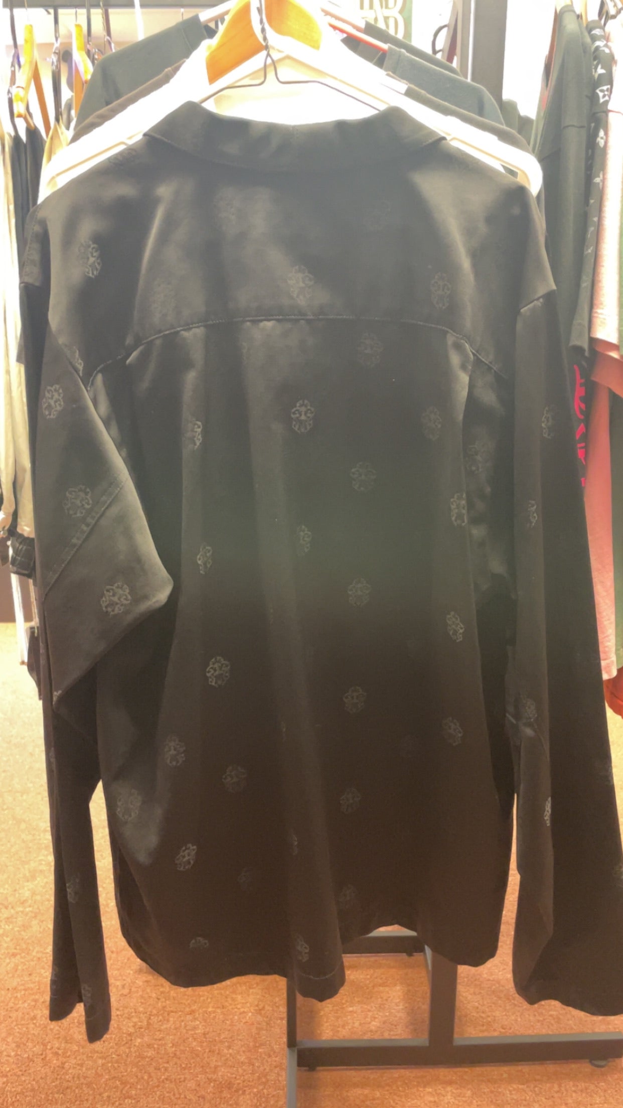 Chrome Hearts Satin Black Jacket