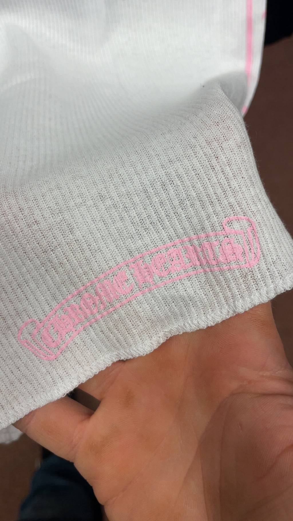 Chrome Hearts White Ribbed Tank Top / Sundress