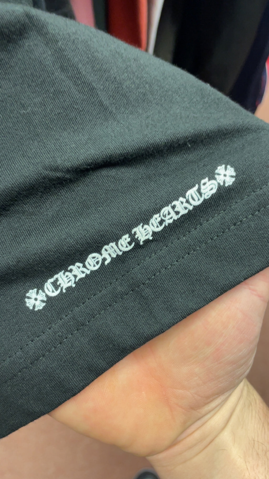Chrome Hearts Black Logo Tee